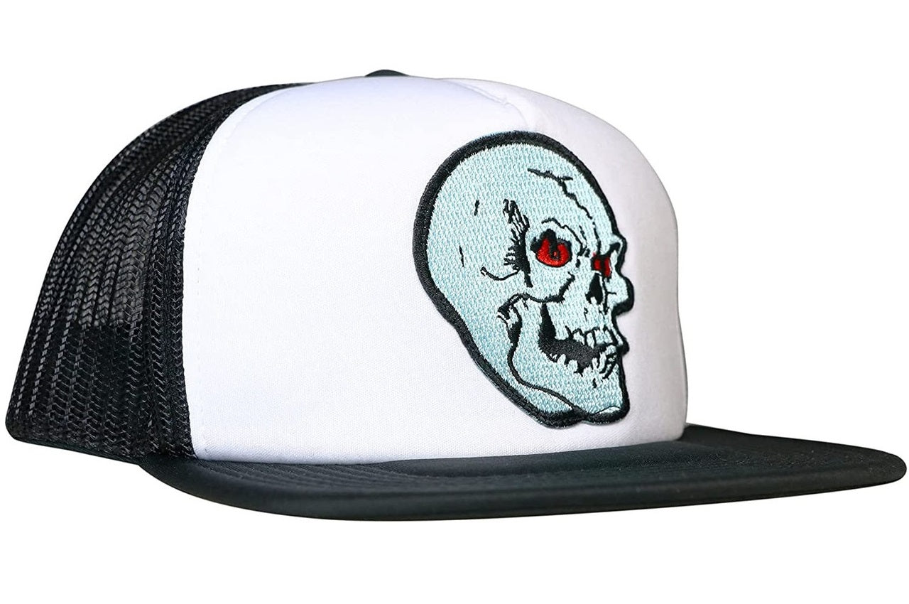 TOPSTONE Horror Skull Patch Snapback Trucker Hat