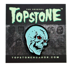 Skull Retro Horror Halloween Enamel Pin
