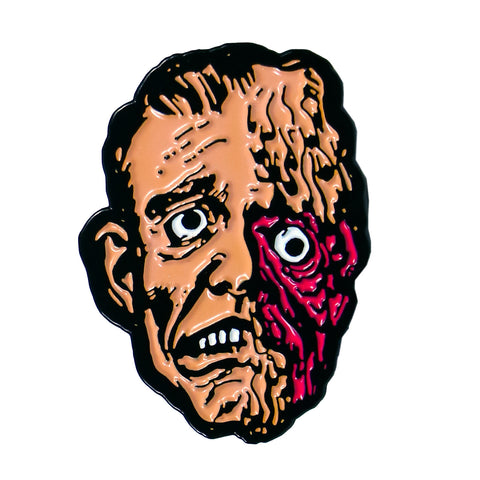 Horrible Melting Man Retro Horror Halloween Enamel Pin