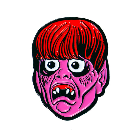 Creep Beat Retro Horror Halloween Enamel Pin