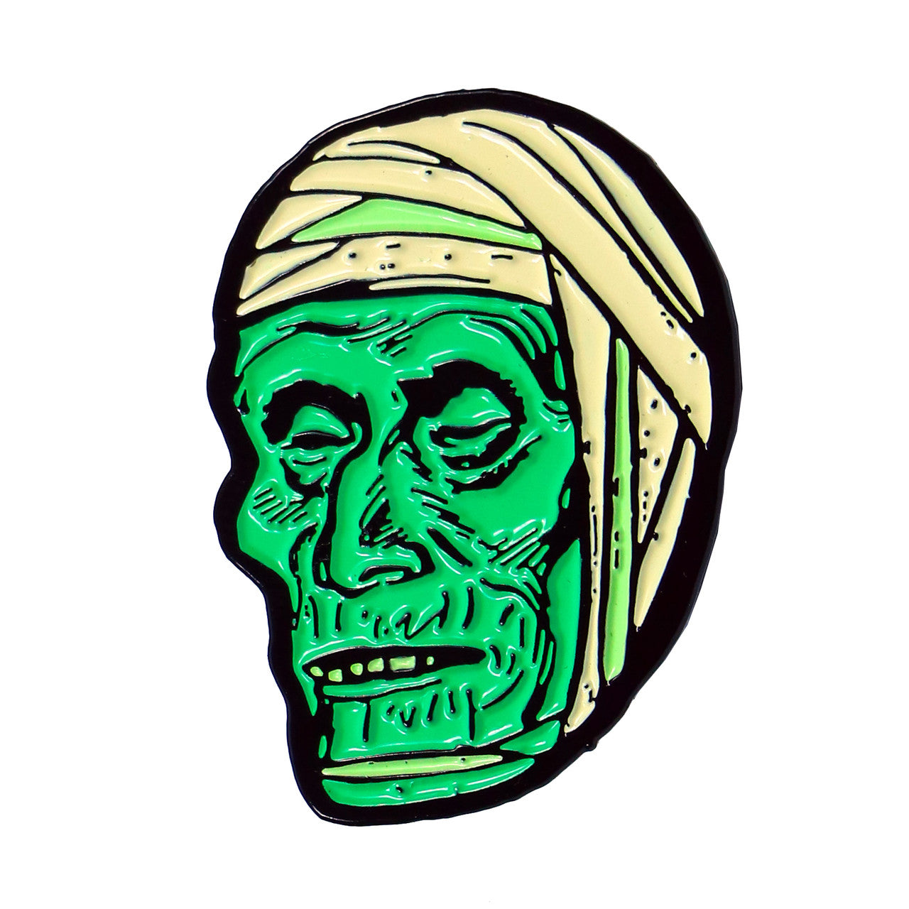 Mummy Retro Horror Halloween Enamel Pin