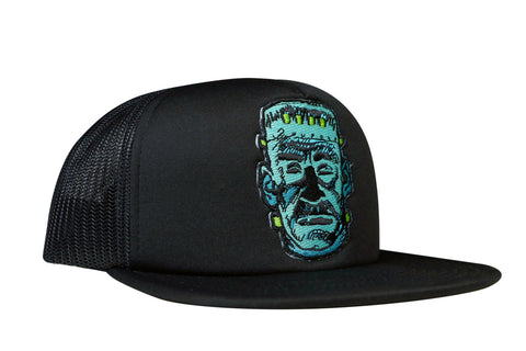 TOPSTONE Horror Frankie Monster Patch Snapback Trucker Hat